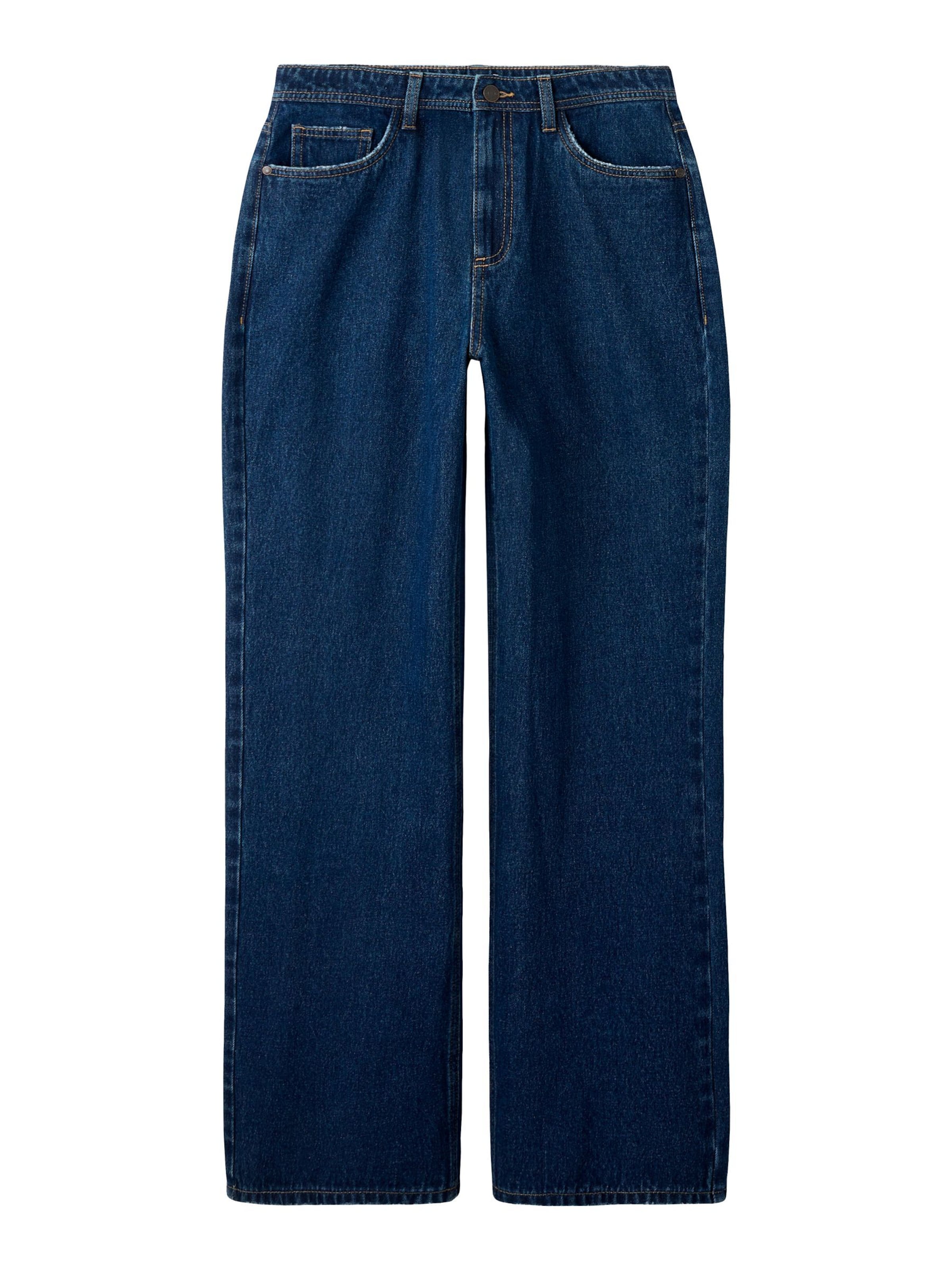 TWO SOON Jean en bleu marine, Vue avec produit