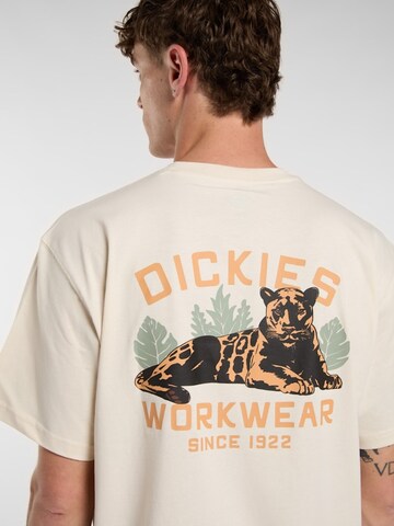 DICKIES Футболка 'Panther' в Белый
