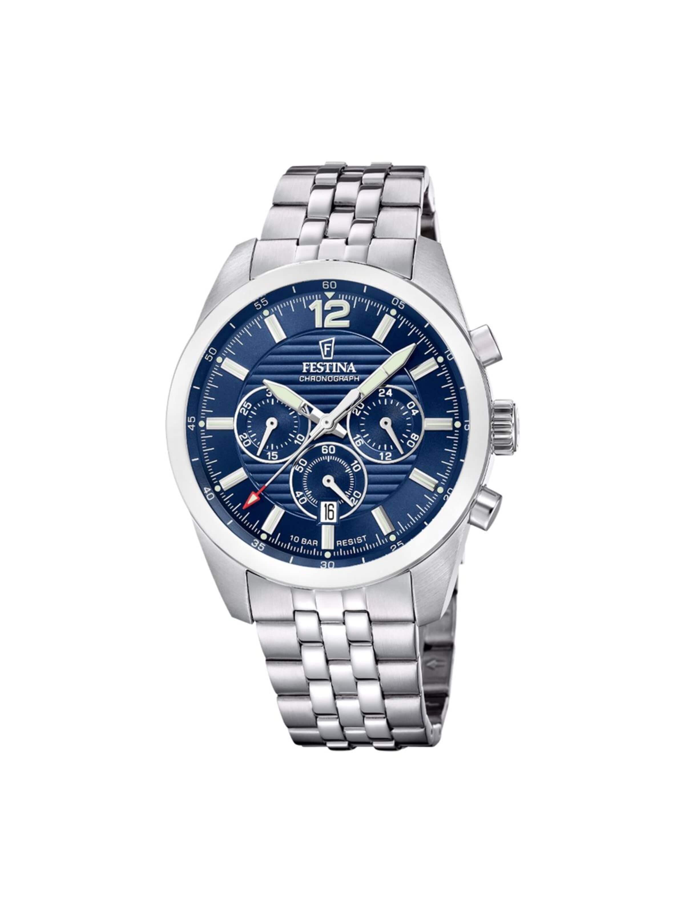 FESTINA Analoog horloge in Blauw: voorkant