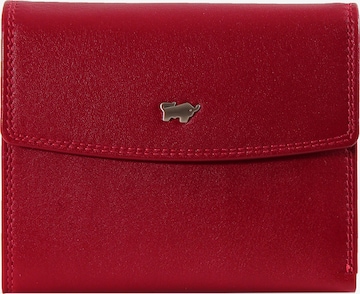Braun Büffel Wallet 'Gold Secure' in Red: front