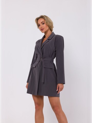 made of emotion - Vestido ' M749 ' en gris: frente