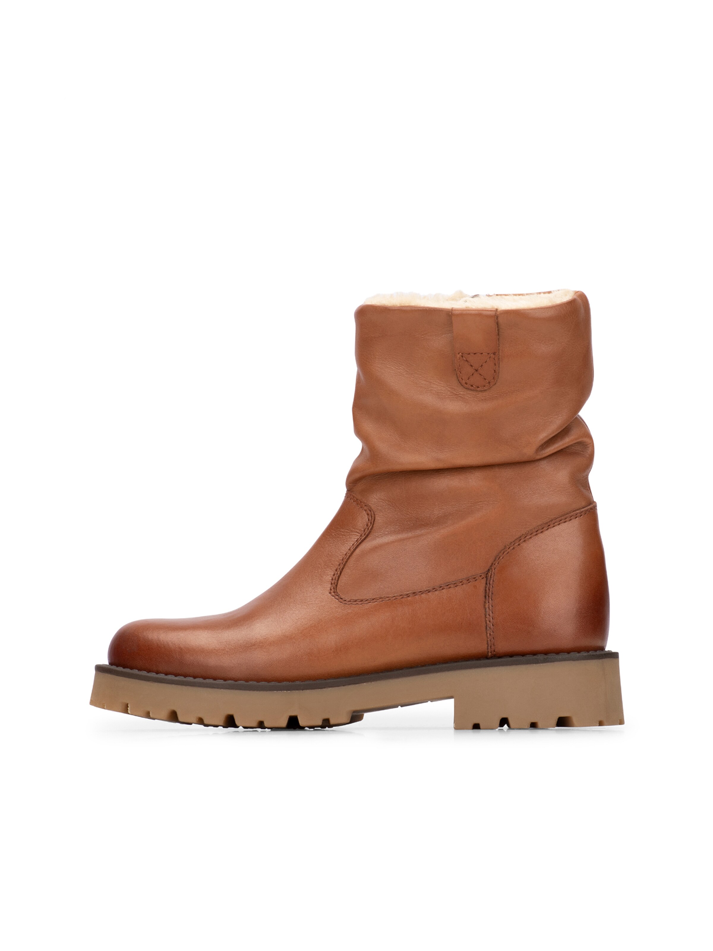 PS Poelman Stiefel in Braun: Vorderseite