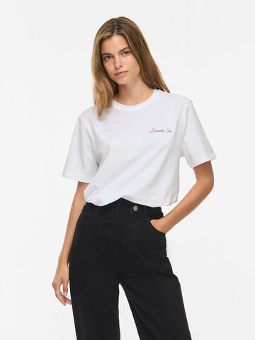 VILA T-shirt 'VINora' i vit: framsida