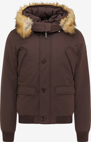 MO Winter Jacket in Brown: front