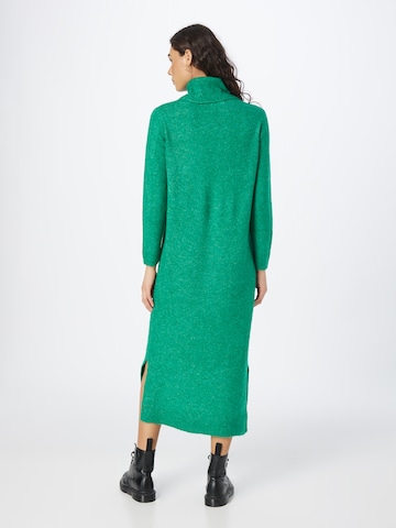 PIECES Pletena obleka 'JULIANA' | zelena barva