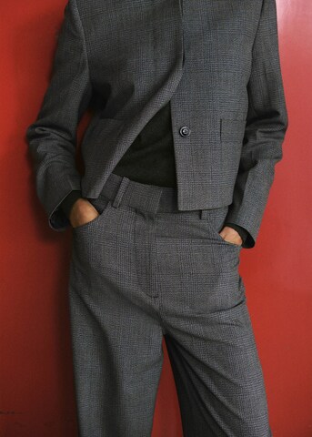 MANGO Wide Leg Hose 'Louis' in Grau