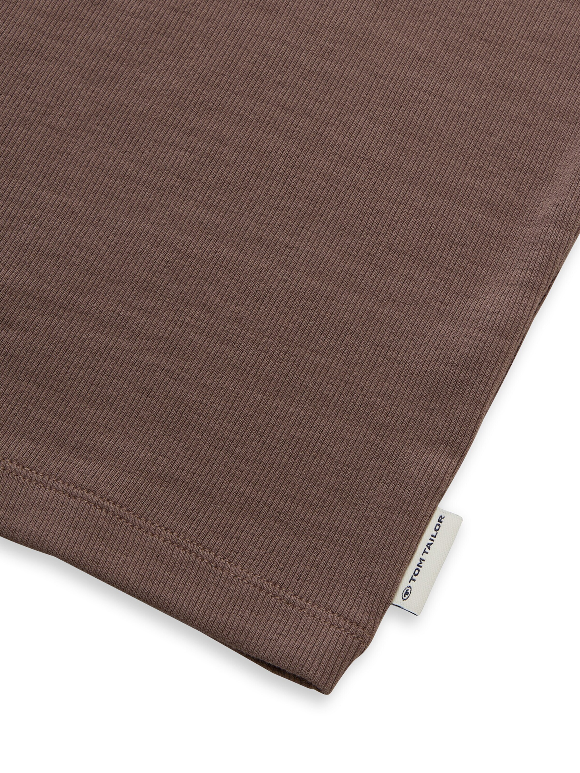 TOM TAILOR Shirt in Brown