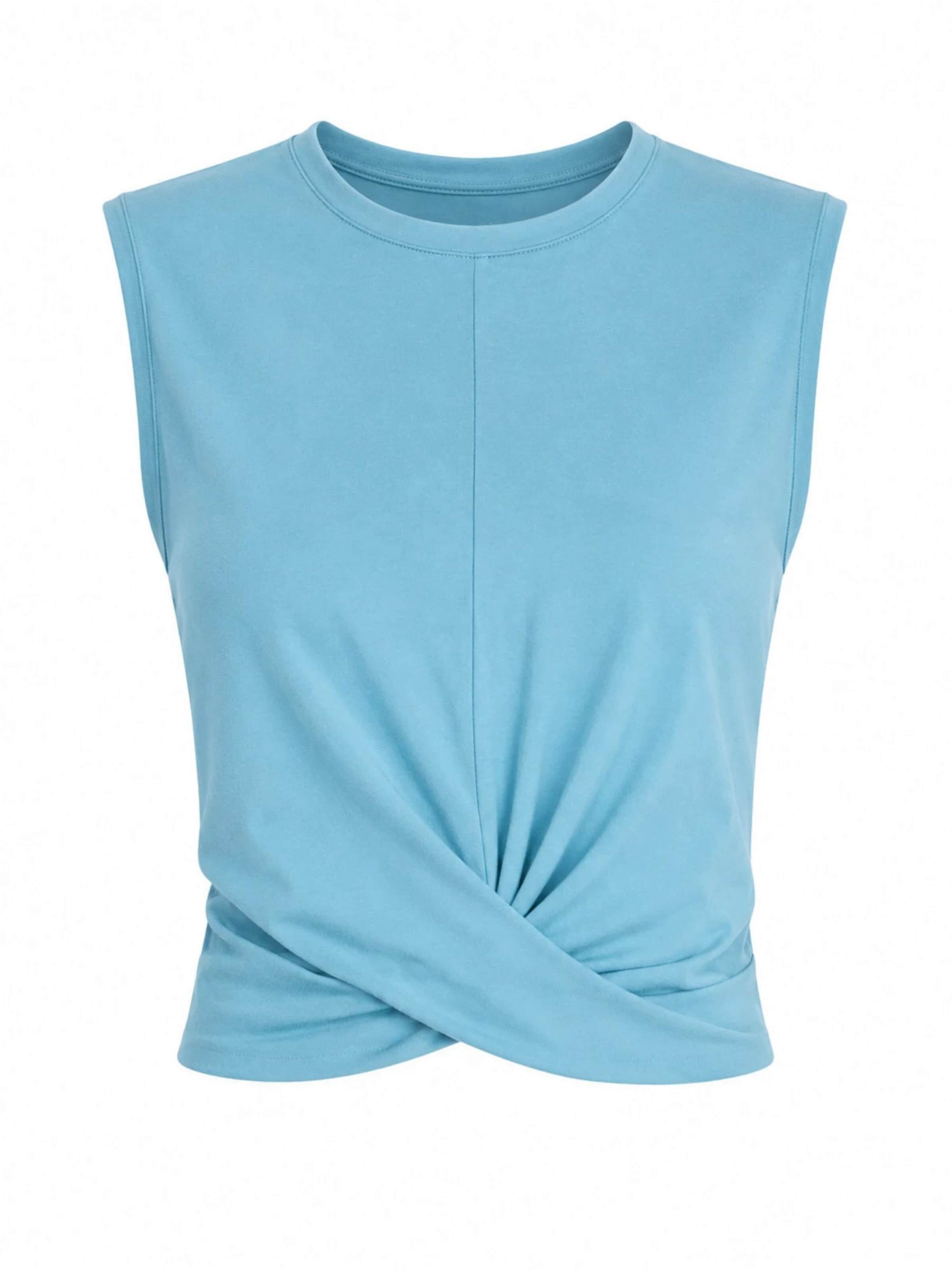 True North Top 'Damen Twist Tanktop' in Blue: front