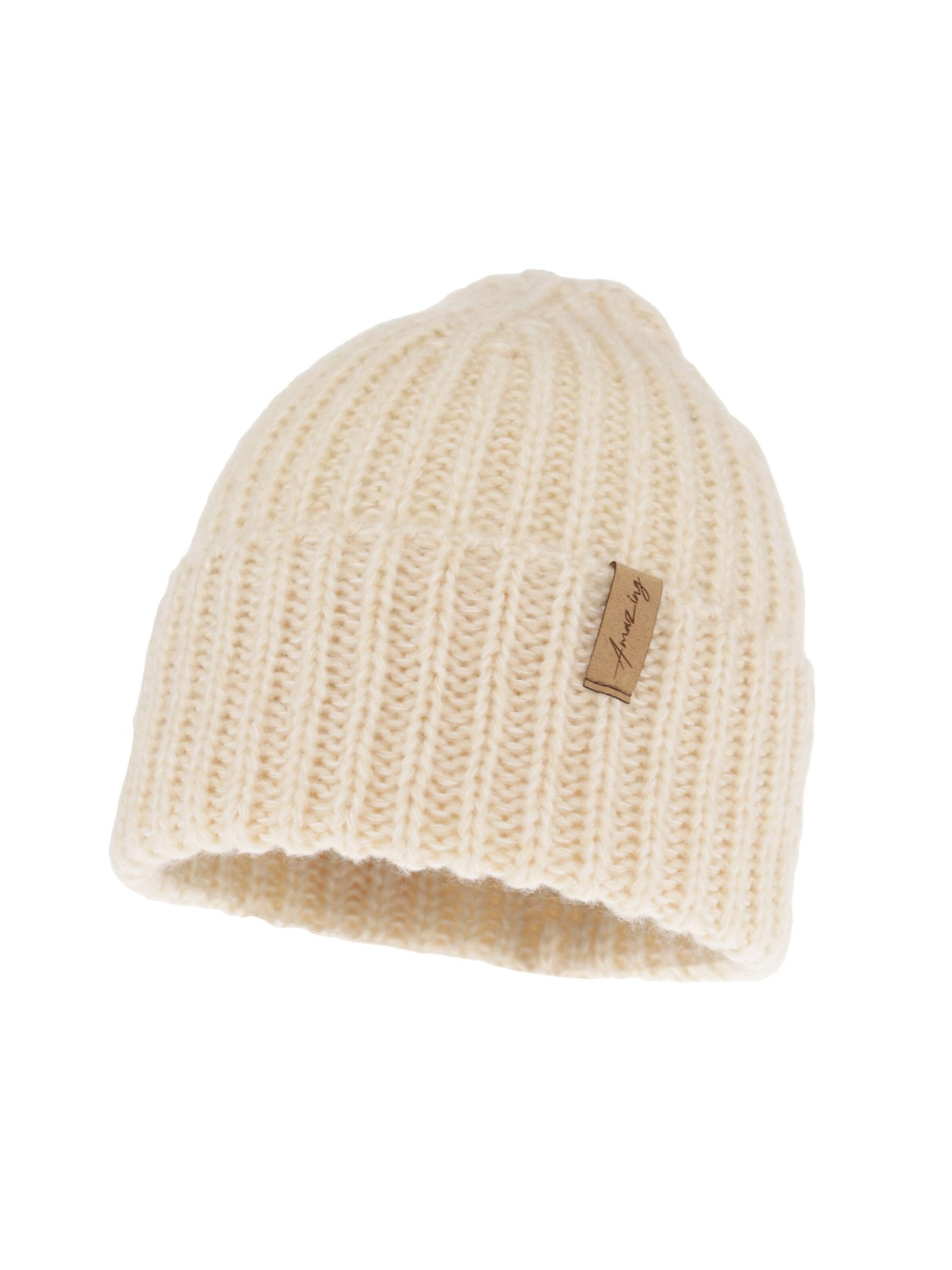 Maxte Beanie in Beige: front
