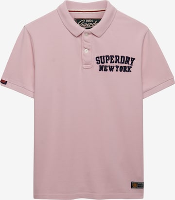 T-Shirt Superdry & Co en rose : devant