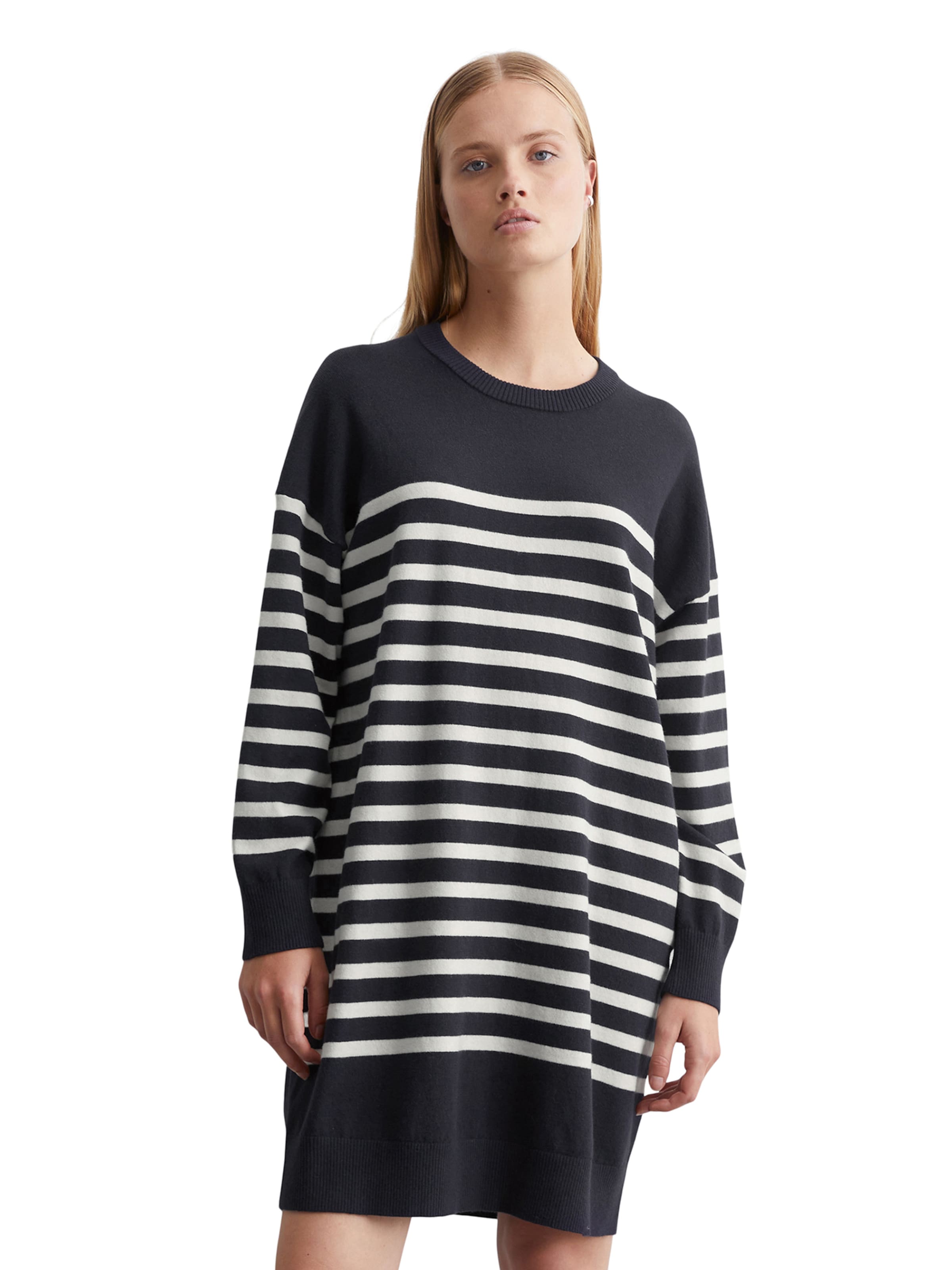 Marc O'Polo DENIM Pletené šaty - Modrá: predná strana