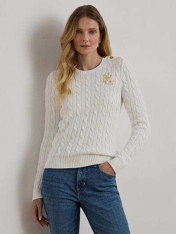 Lauren Ralph Lauren Πουλόβερ σε μπεζ: μπροστά