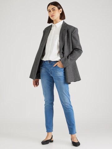 Coupe slim Jean 'PARIS' BONOBO en bleu