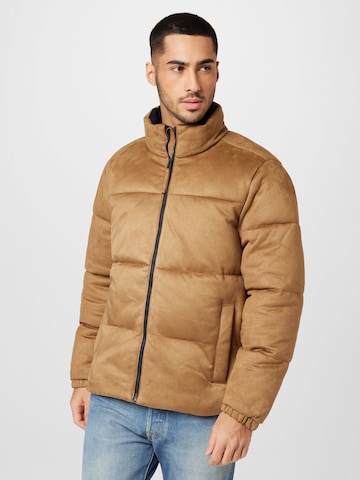 HOLLISTER Between-season jacket 'FASHION' in Brown: front