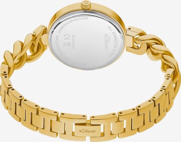 s.Oliver Analog Watch in Gold