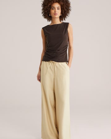 WE Fashion Обычный Штаны в Бежевый