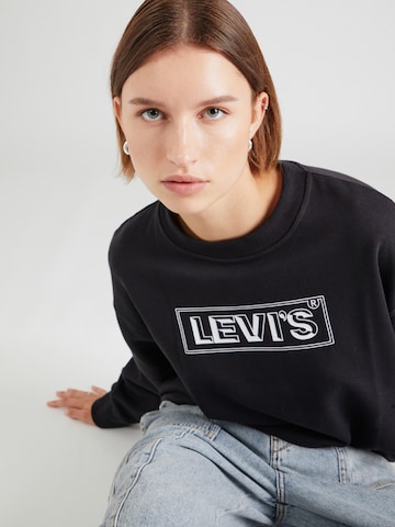 LEVI'S ® Mikina 'Graphic Standard Crew' - Modrá