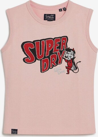 Superdry Top in Roze: voorkant