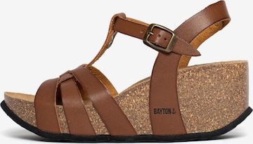 Sandalo 'Lanzarote' di Bayton in marrone: frontale