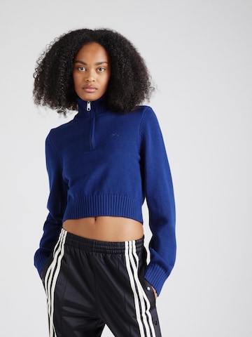 ADIDAS ORIGINALS Sweater 'Premium Essentials' in Blue: front