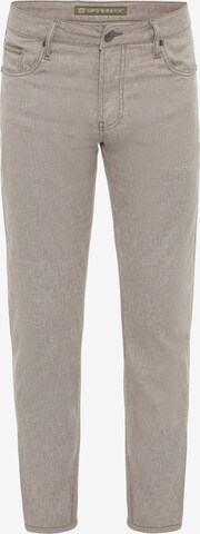 CIPO & BAXX Regular Pants in Beige: front