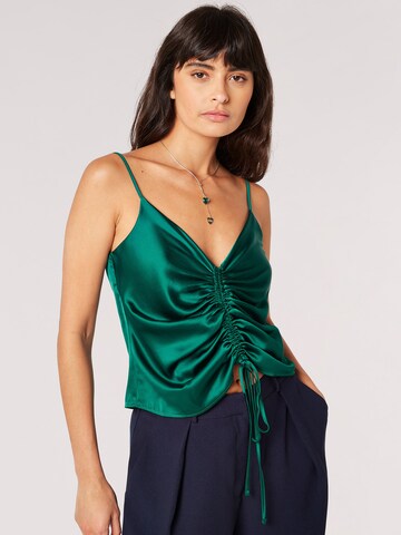 Haut Apricot en vert : devant