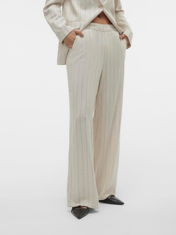 VERO MODA Loosefit Broek 'Mindy' in Beige: voorkant
