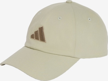 ADIDAS PERFORMANCE Athletic Cap in Green: front