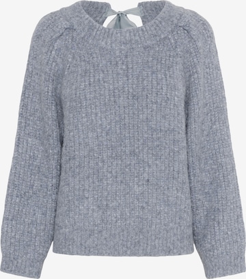 SOAKED IN LUXURY Pullover 'Pleoni' in Blau: Vorderseite