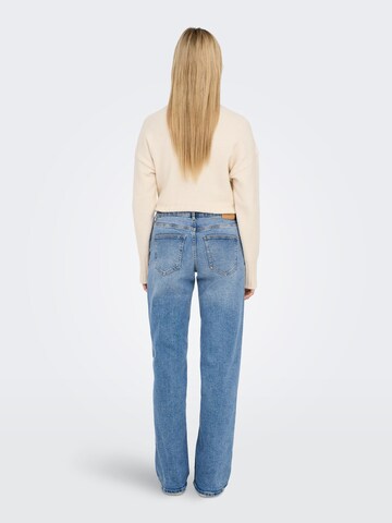 ONLY Loosefit Jeans 'Juicy' in Blau