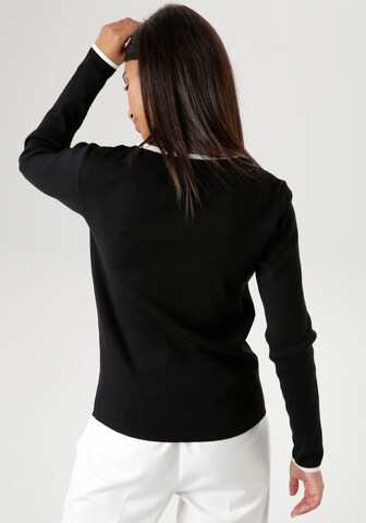 Aniston SELECTED Pullover in Schwarz