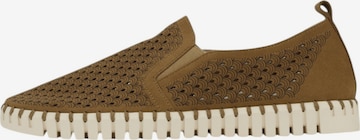 ILSE JACOBSEN Classic Flats 'TULIP140M' in Brown: front