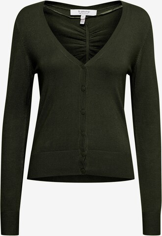 b.young Knit Cardigan 'BYPIMBA  4' in Green: front