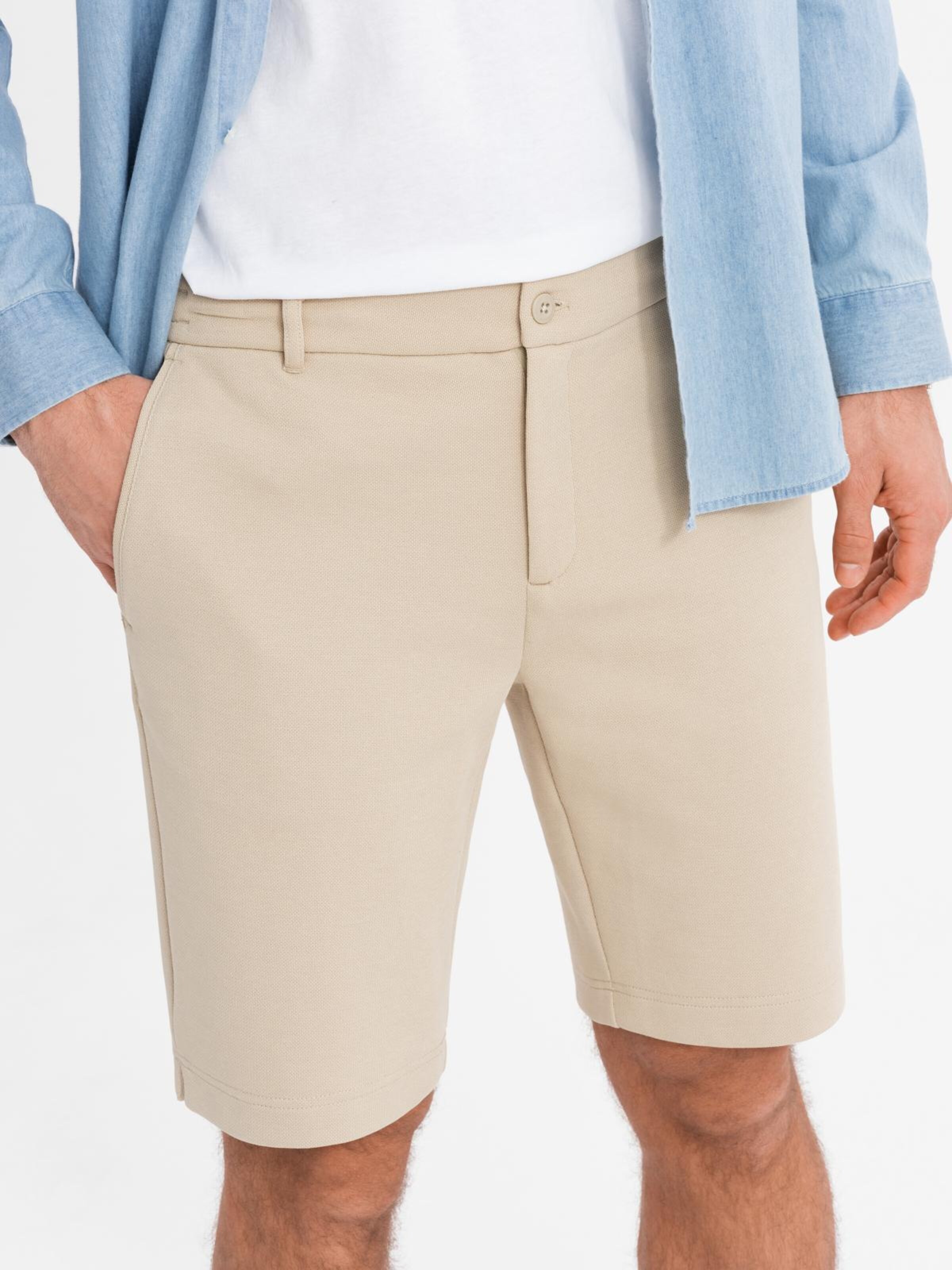 Ombre Regular Chino trousers in Beige