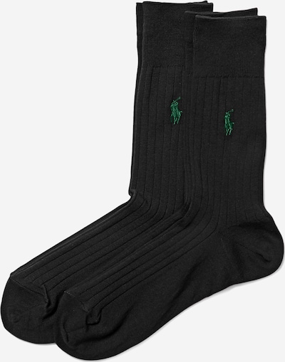 Polo Ralph Lauren Sukat 'RIB EGYPTIAN-SOCKS-2 PACK' koossa 39-42 värissä musta, Tuotenäkymä