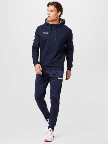 Hummel Regular Sportbroek in Blauw