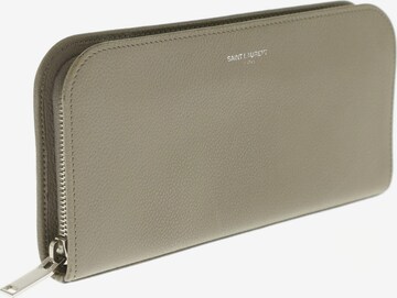Saint Laurent Small Leather Goods in One size in Grey: front