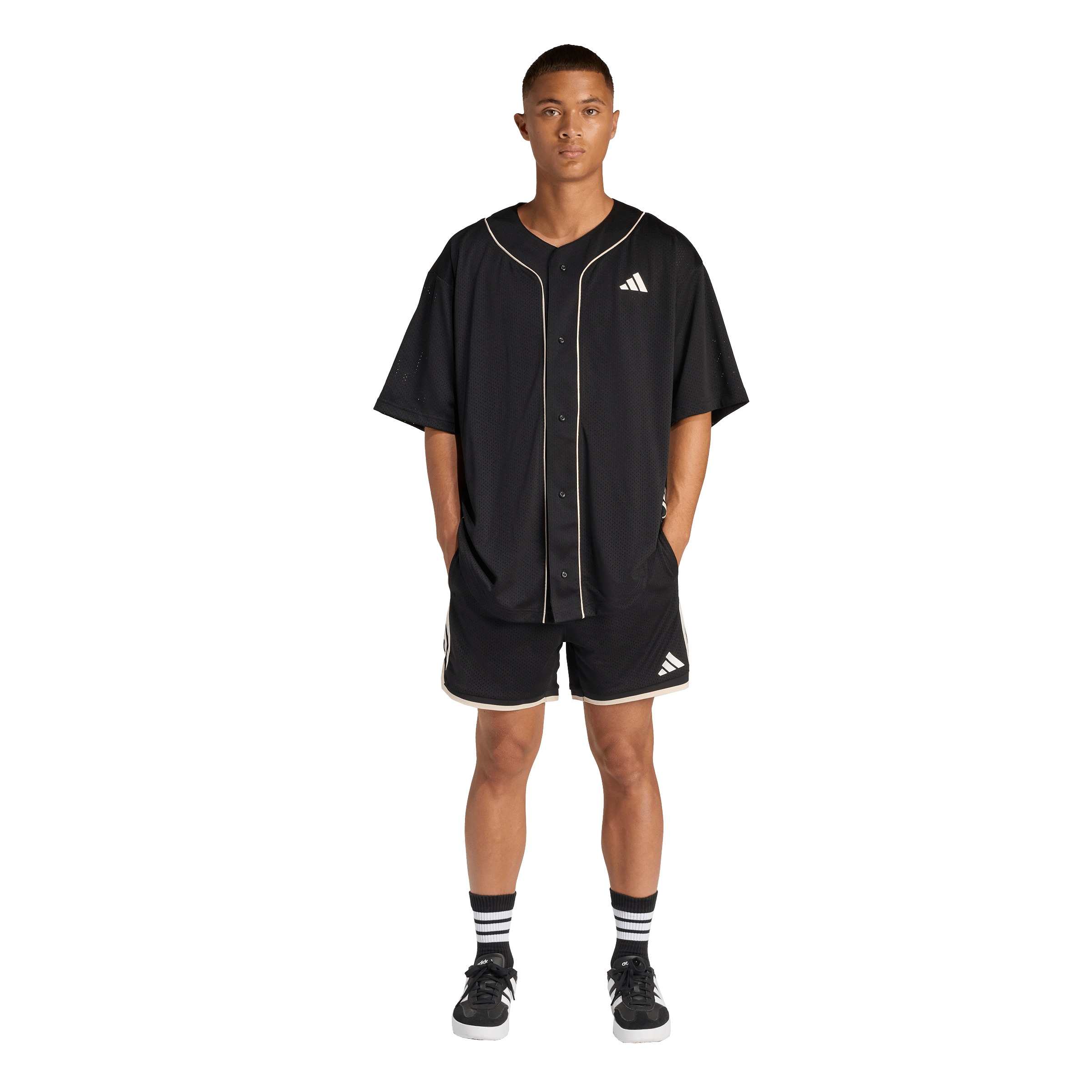Comfort fit Camicia funzionale 'Stadium' di ADIDAS SPORTSWEAR in nero