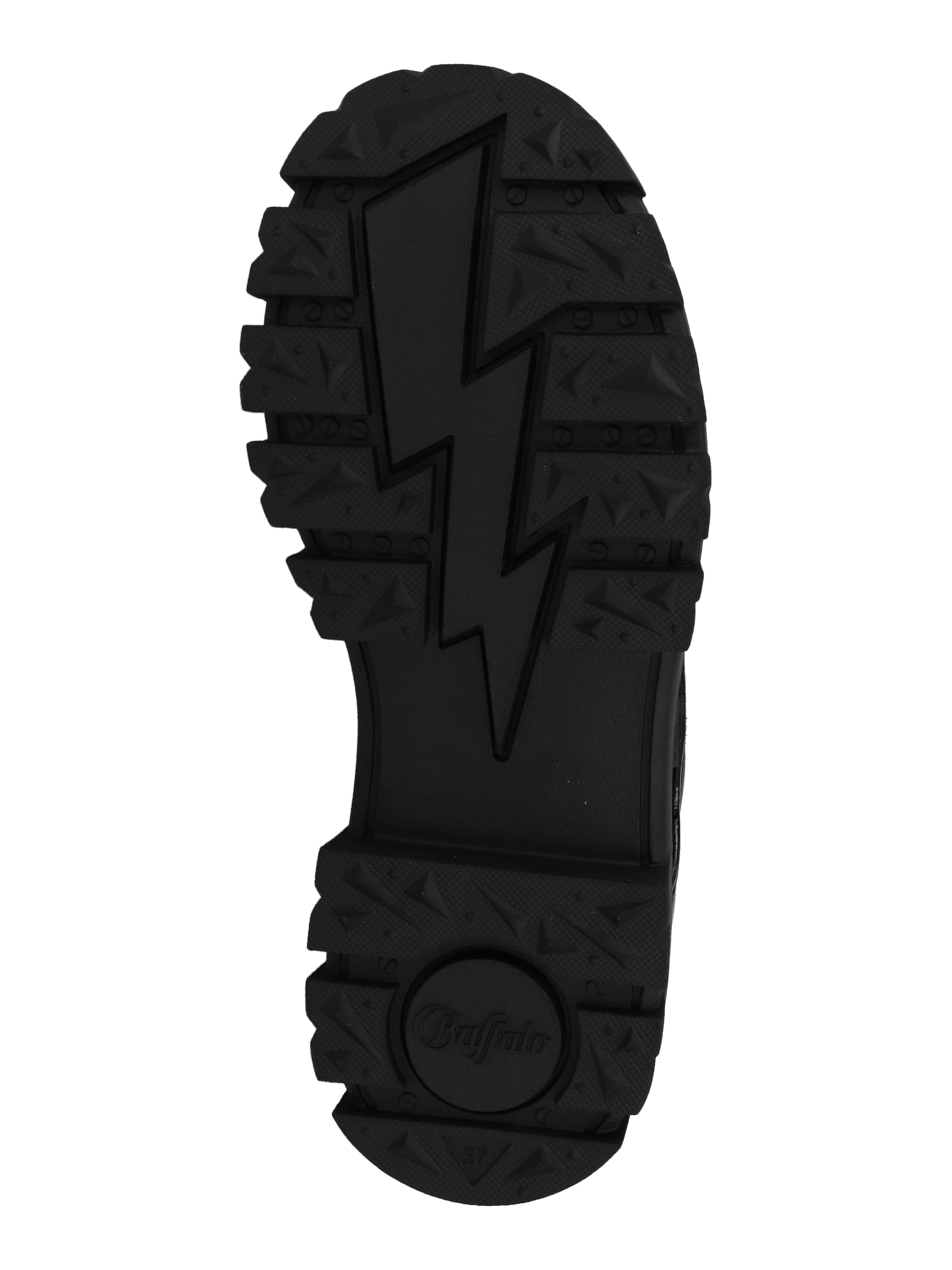 BUFFALO - Botim com fivela 'Aspha' em preto