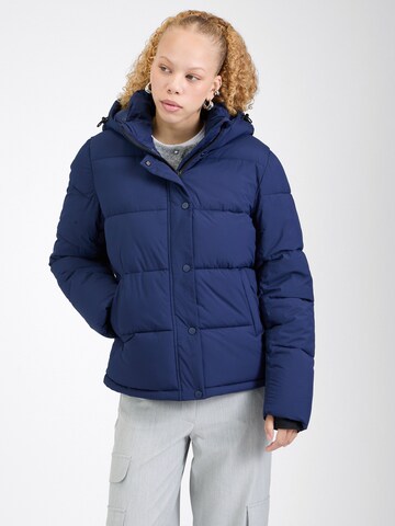 Veste d’hiver 'ONLANN' ONLY en bleu : devant