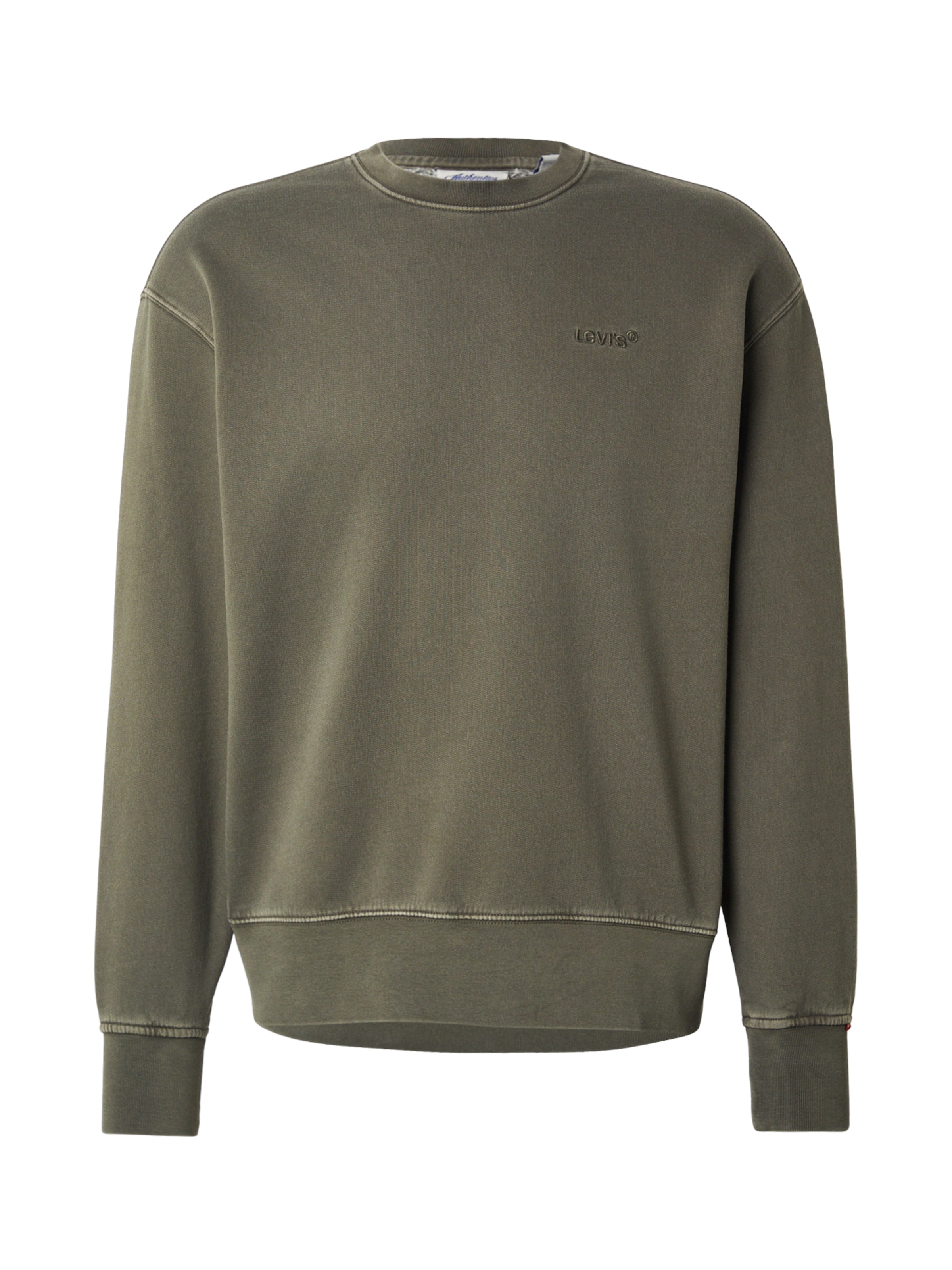 LEVI'S ® Суичър 'AUTHENTIC' в зелено: отпред