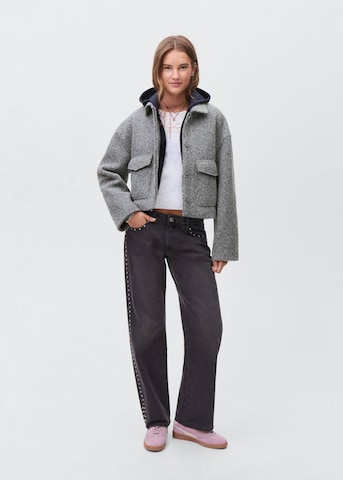 MANGO TEEN Jacke 'Boucle2' in Grau