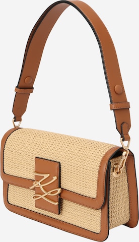 Karl Lagerfeld Skuldertaske i beige: forside