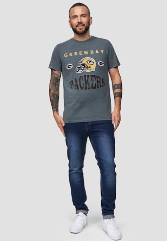 Recovered Shirt 'NFL Green Bay Packers' in Grey