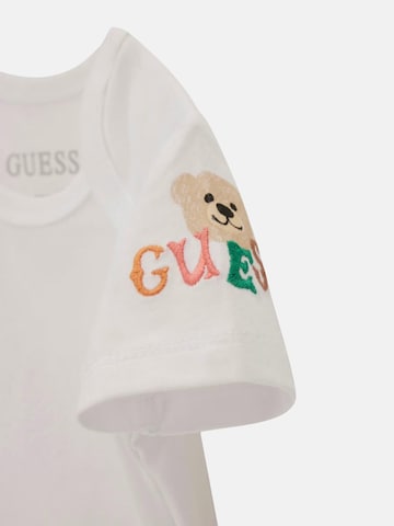Set 'GUESS KIDS SET HAT+SS BODY+ROMPER Completi' di GUESS KIDS in bianco