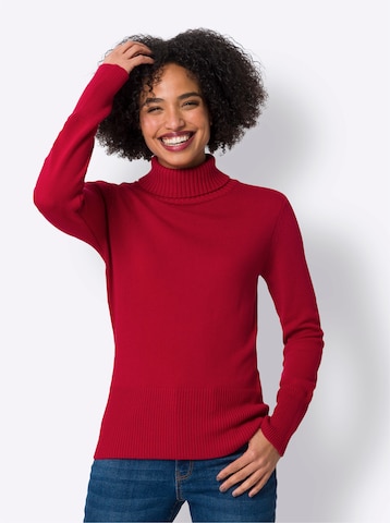 Pull-over heine en rouge : devant