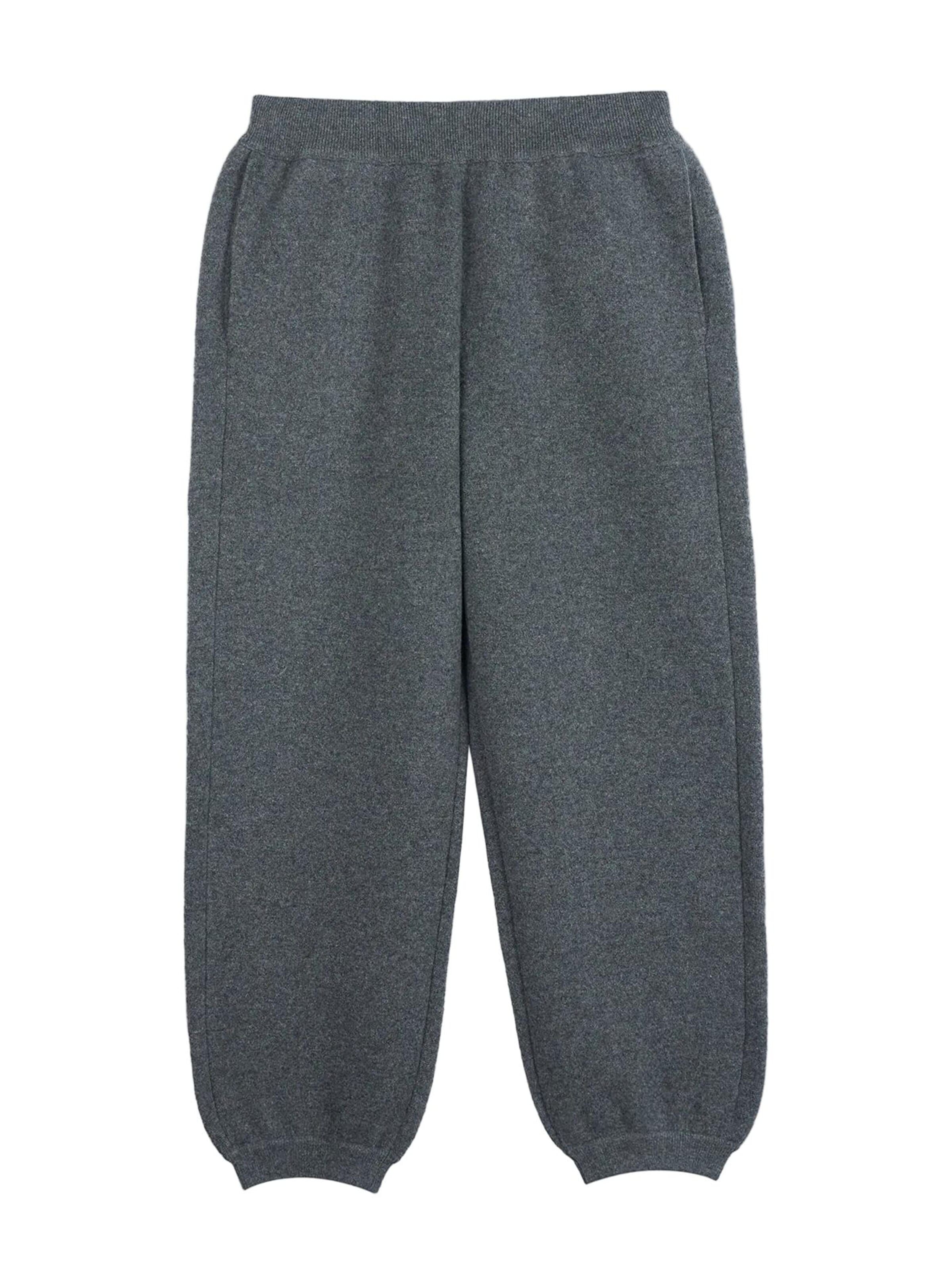 GOBI Cashmere - regular Pantalón 'Women's Cashmere Sweatpants' en gris: frente
