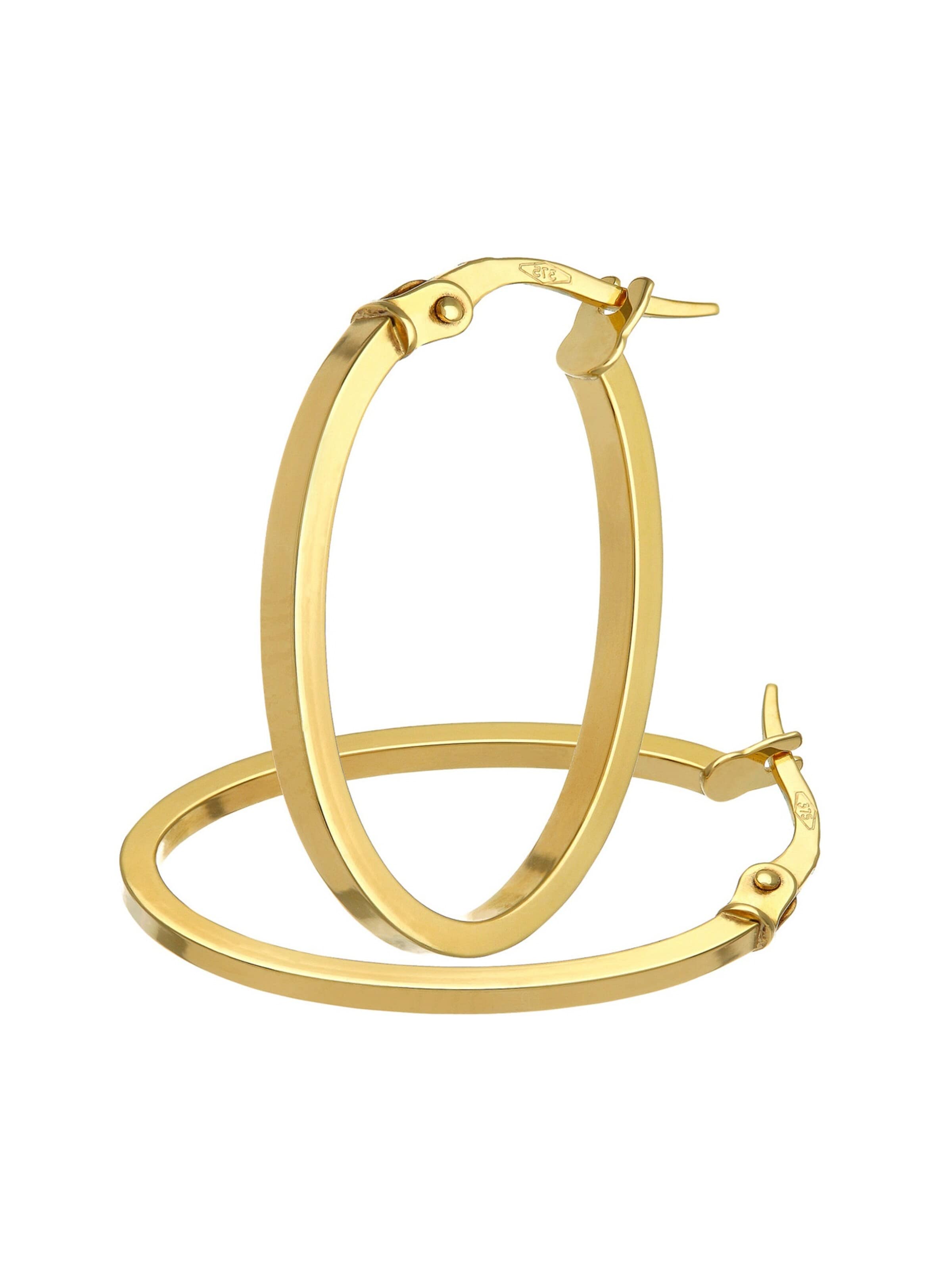 Boucles d'oreilles Vanlere en jaune : devant