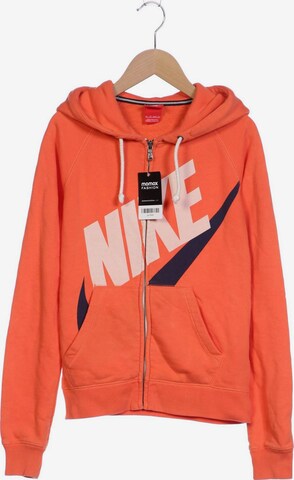 NIKE Sweatshirt & Zip-Up Hoodie in XS in Orange: front