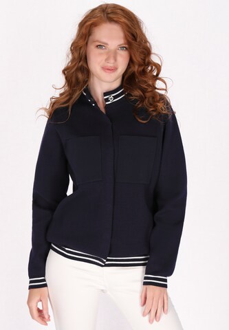 DreiMaster Maritim Between-season jacket in Blue: front